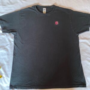 Optima Black T-Shirt with Pink Embroidered Logo size L